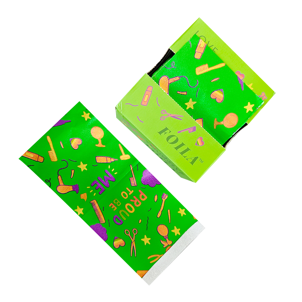 hairdressing aluminum foil sheets, hair-salon-foil-paper-for-highlighting,pop up foils for hair color